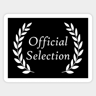 Official Selection (white) Sticker